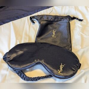 NEW GWP - YSL BEAUTE EYE MASK WITH POUCH - BLACK